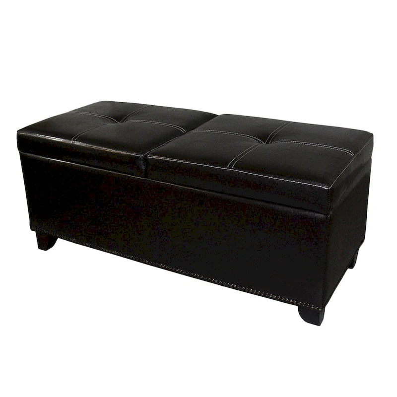 15-inch Leatherette Storage Bench and Lift Top Table