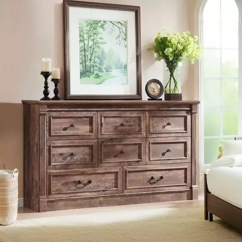 8-Drawer Farmhouse Dresser, 61