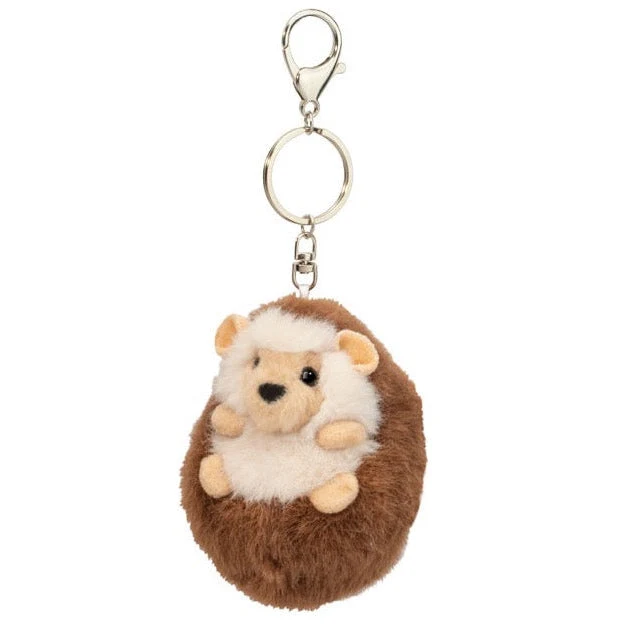 Hedgehog Plush Bag Charm Zipper Pull Clip Stuffed Animal Toy