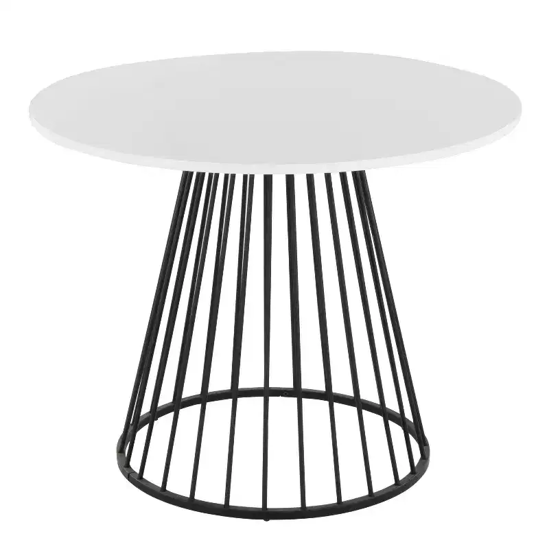 Dining Table Black Meal/White