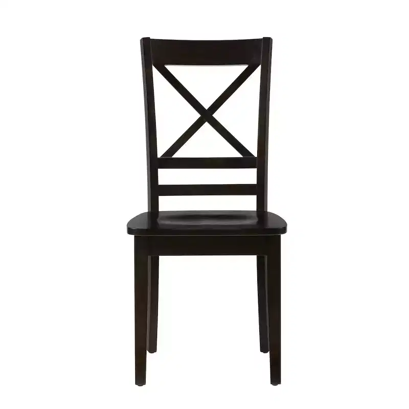 Jofran,Simplicity Solid Wood Classic Cross-Back Dining Chair (Set of 2)