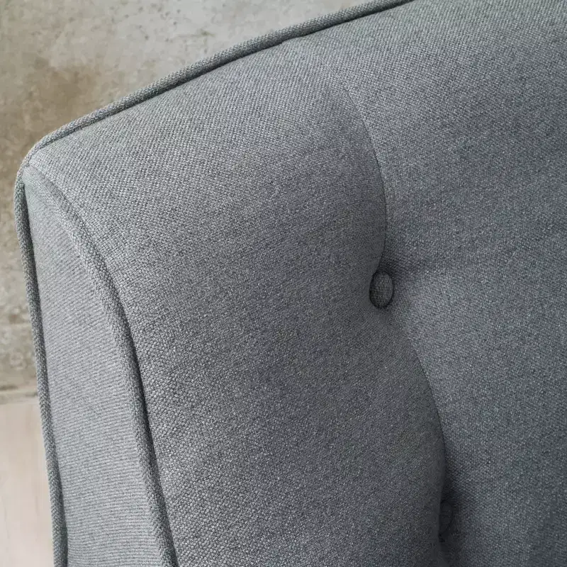 Christopher Knight Home Calix Mid-Century Modern Button Tufted Upholstered Accent Chair