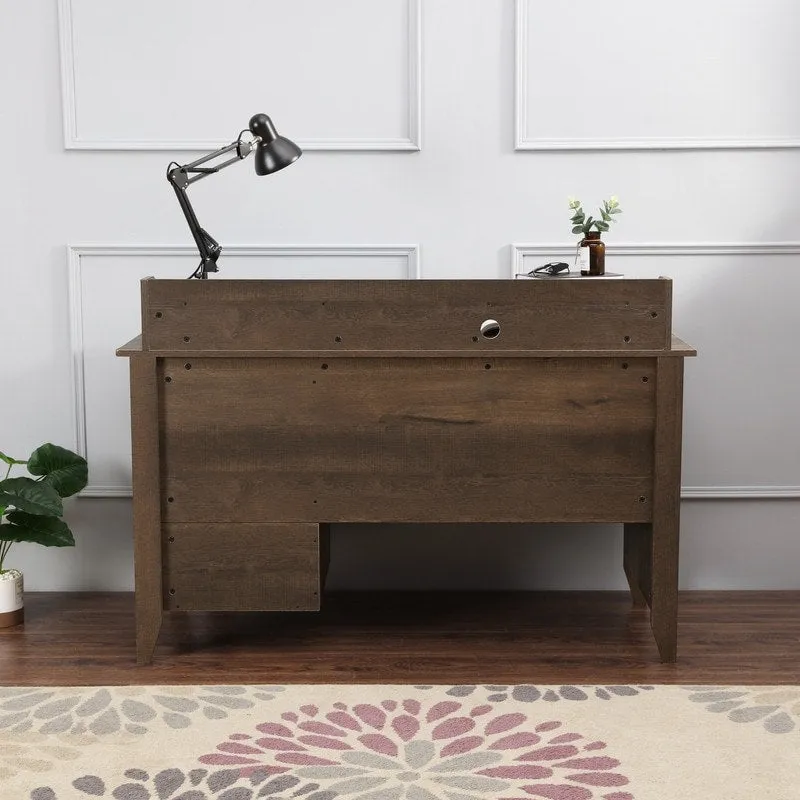 53 Wide Home Office Writing Desk With Hutch