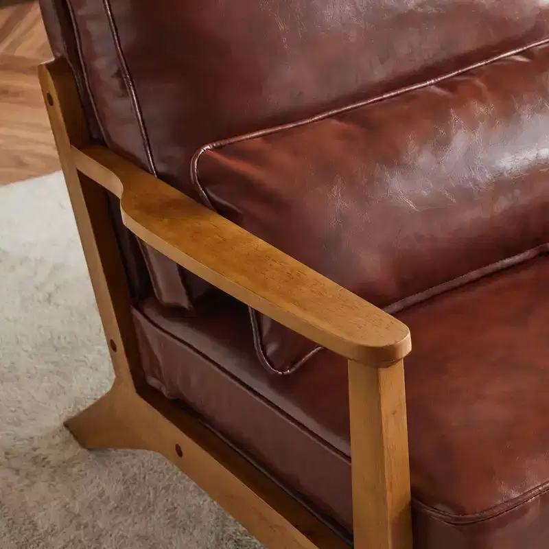 Karl Home Upholstered Single Lounge Chair Accent Chair