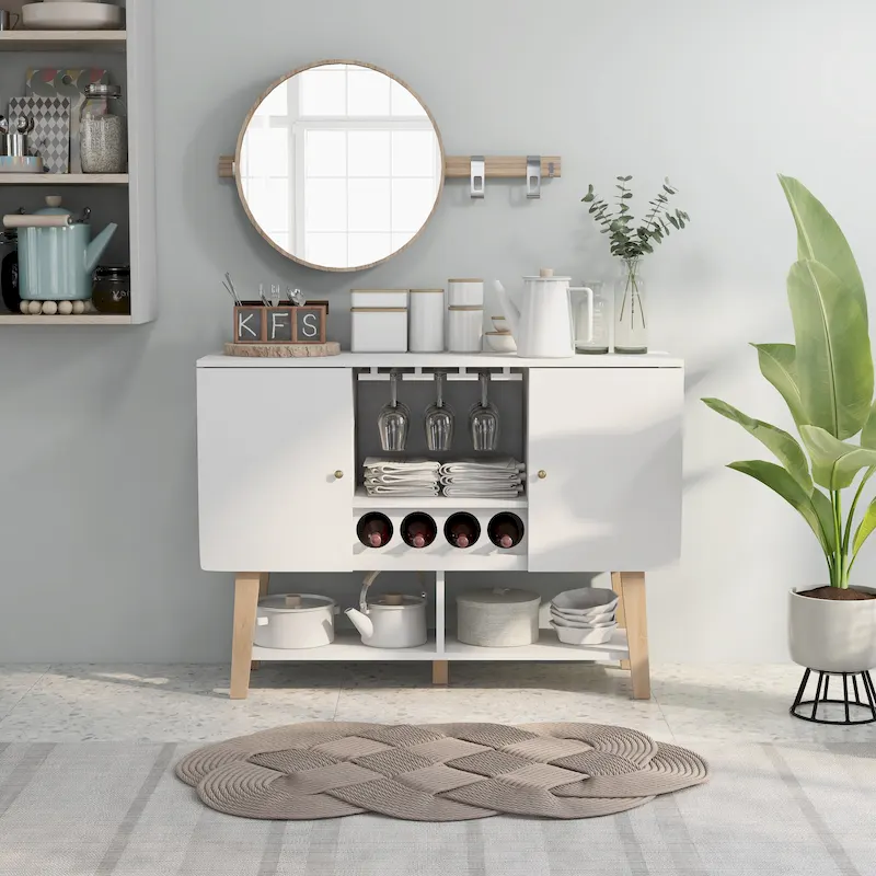 Carson Carrington Ingrirud Modern 4-bottle Buffet Server