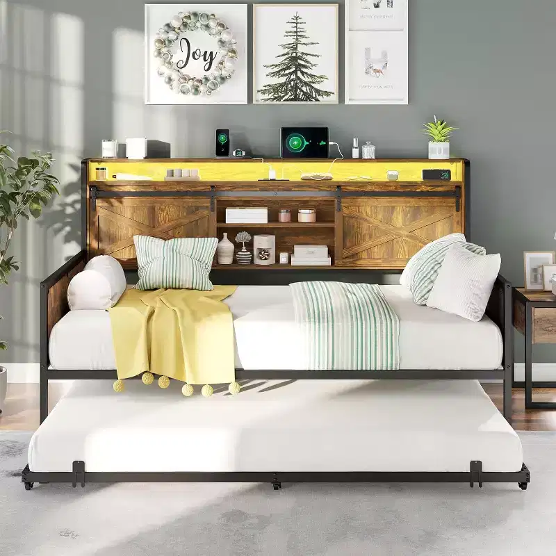 AMERLIFE Twin Daybed with Trundle