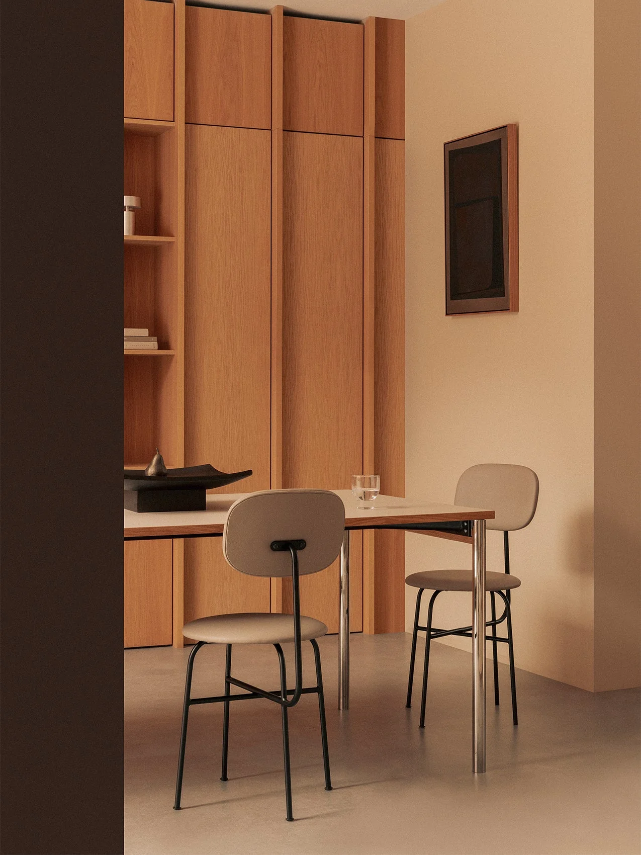 Contemporary Fully Upholstered Dining Chair Plus with Premium Comfort Design for Dining Room