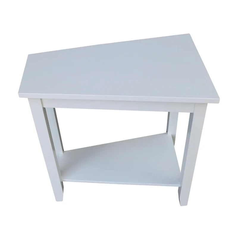 Keystone Solid Parawood Accent Table