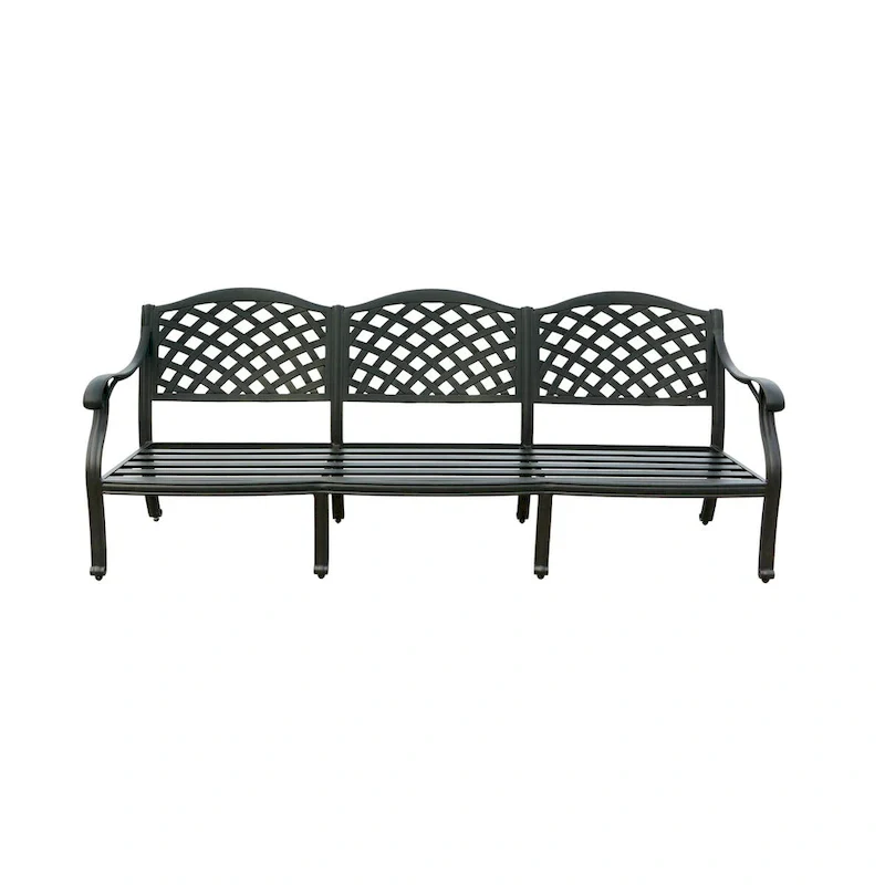 Nassau 6-Piece Patio Propane Fire Pit Deep Seating Set with Cushions and 24 Round End Table and 31 x 46 Oval Coffee Table