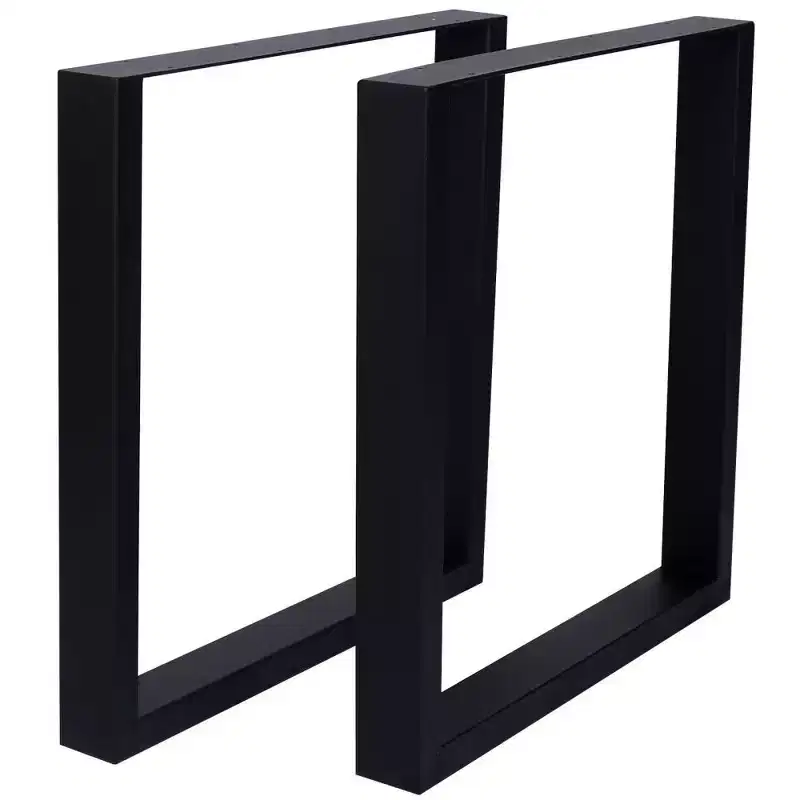 Square table legs, wide metal table legs, heavy duty steel table legs table legs dining table legs coffee table legs