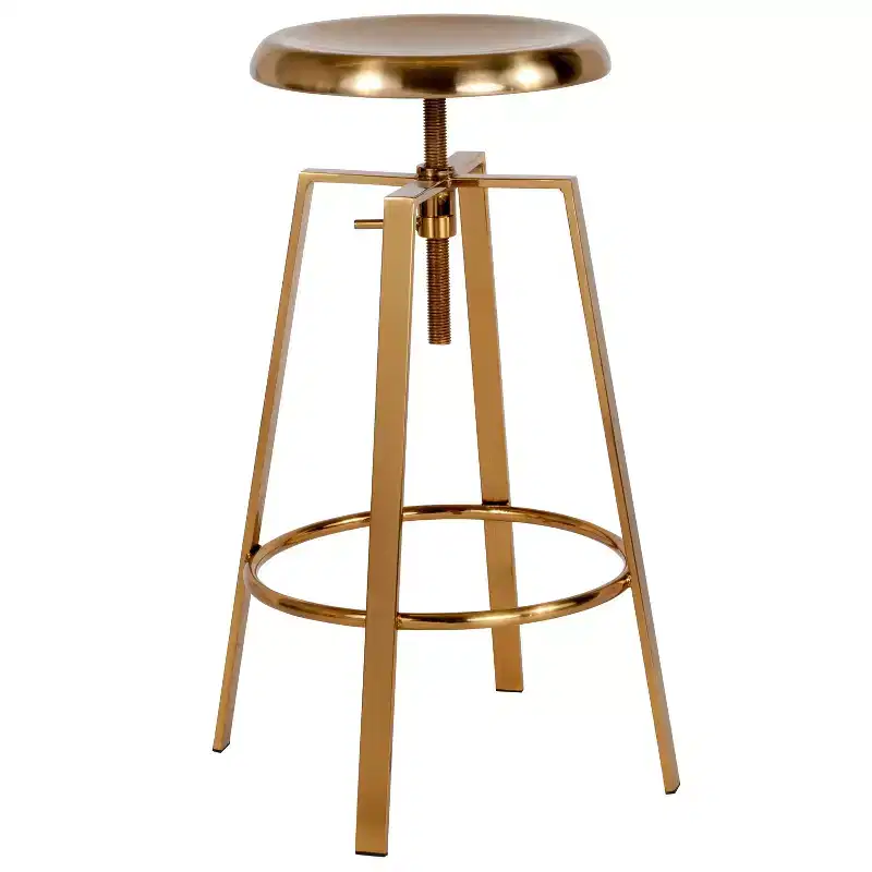 Industrial Style Barstool with Swivel Lift Seat