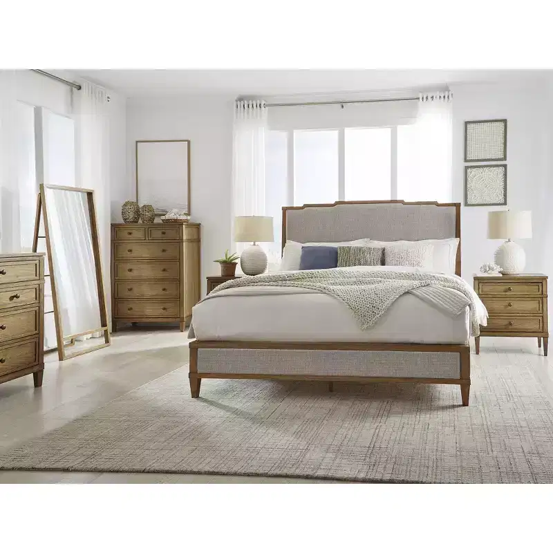 3-Drawer Nightstand with USB-A & USB-C Charging Ports – Brown Hardwood