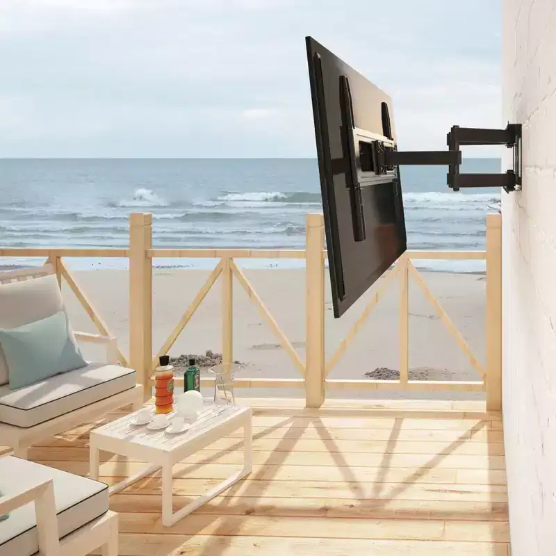 Tripp Lite 37 to 80Outdoor Swivel Tilt Fully Articulating Arm TV Wall Mount