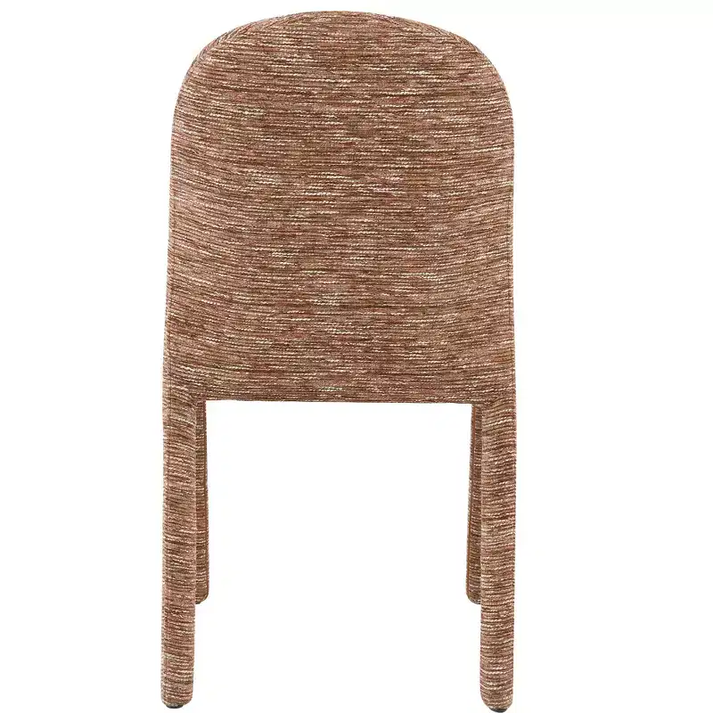 GDFStudio Voll Modern Metal Chenille Upholstered Dining Chair (Set of 2)