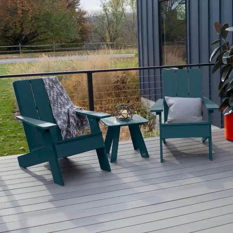 HIGHWOOD 3-piece Adirondack Chairs and Side Table Set