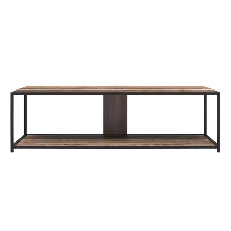 RealRooms Fayette TV Stand for TVs up to 65, Weathered Oak