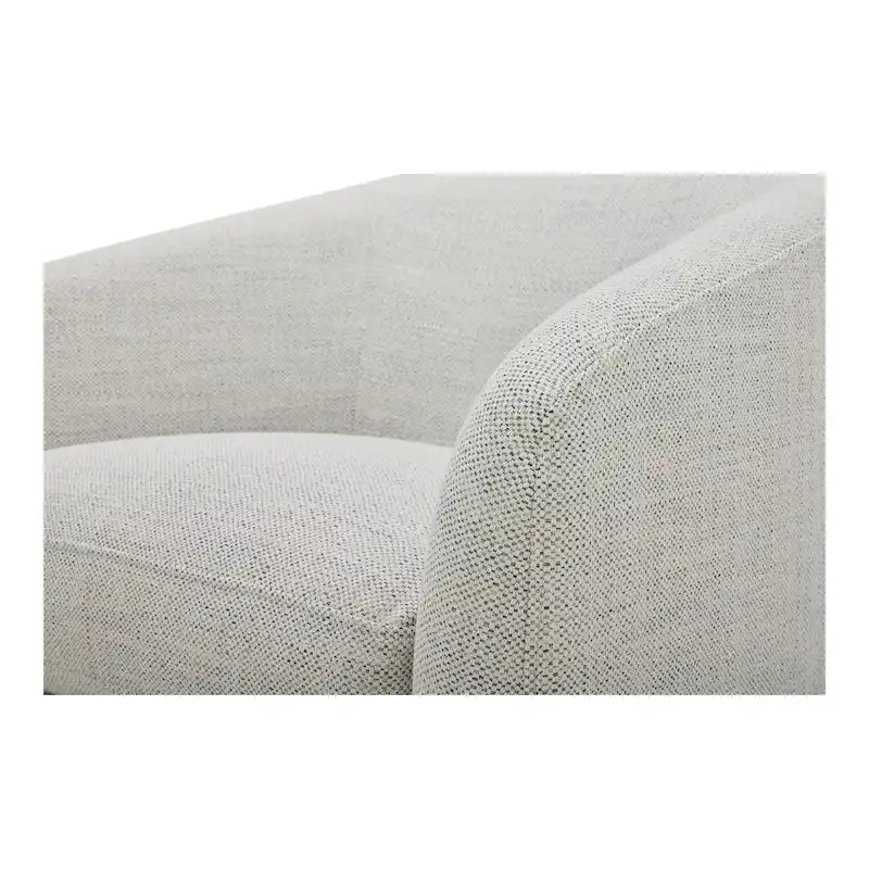 Aurelle Home Modern Upholsted Swivel Barrel Chair