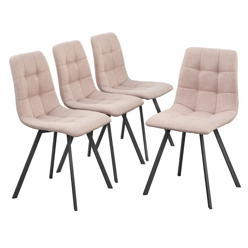 Simple Living Rho Upholstered Dining Chairs (Set of 4)