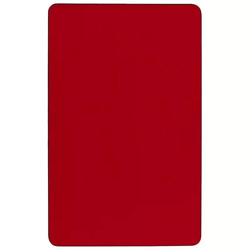 Emma and Oliver 24x48 Rectangle Laminate Adjustable Preschool Activity Table