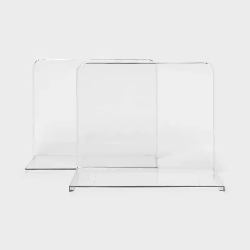 Adjustable Shelf Divider, 2-Pack, Clear