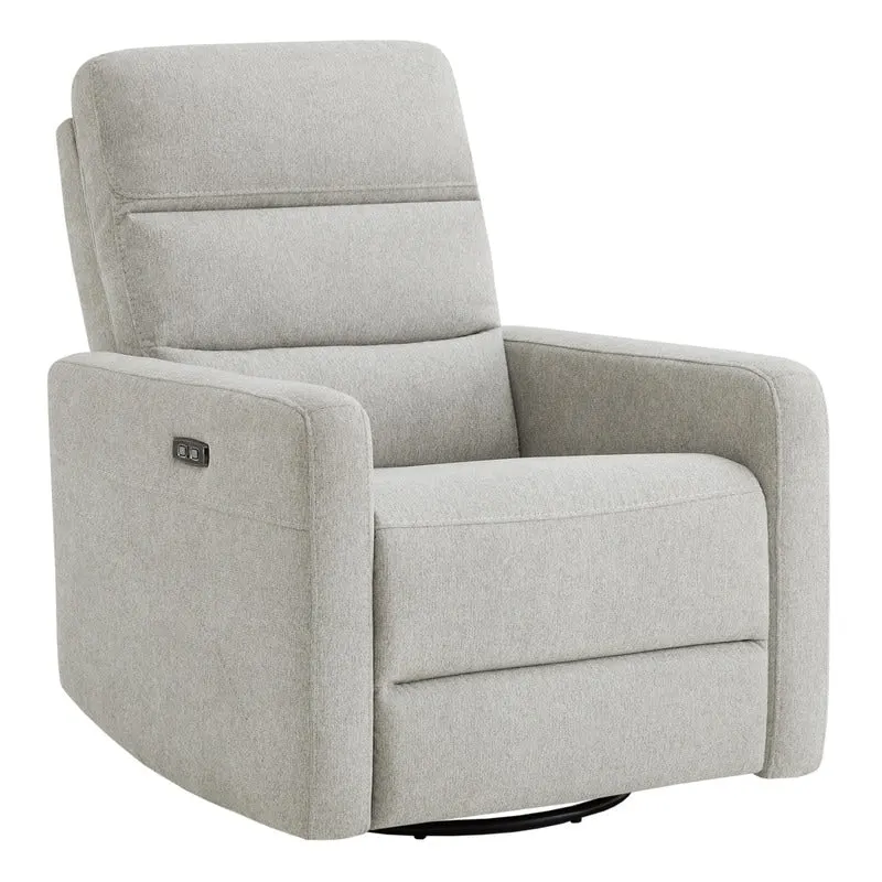 Power Swivel Recliner with Headrest & USB Charging Ports – 270° Swivel