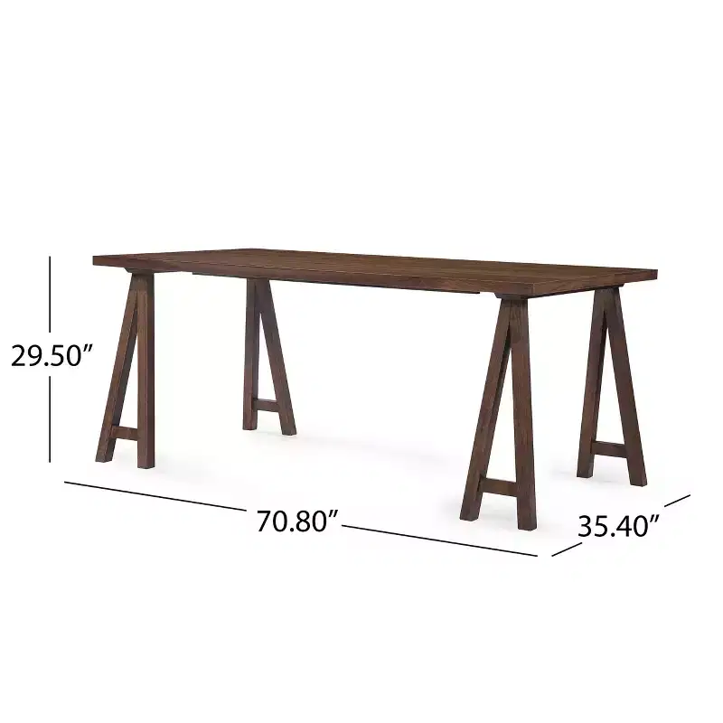 GDFStudio Alexis Mid Century Modern 7 Piece Fabric and Upholstered Rubberwood Dining Set