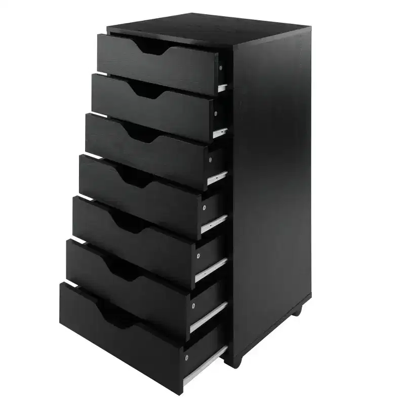 7 Drawer Cabinet with Casters -