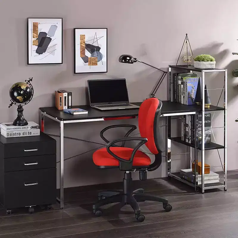 Acme Furniture Tennos Desk Black/Chrome Finish
