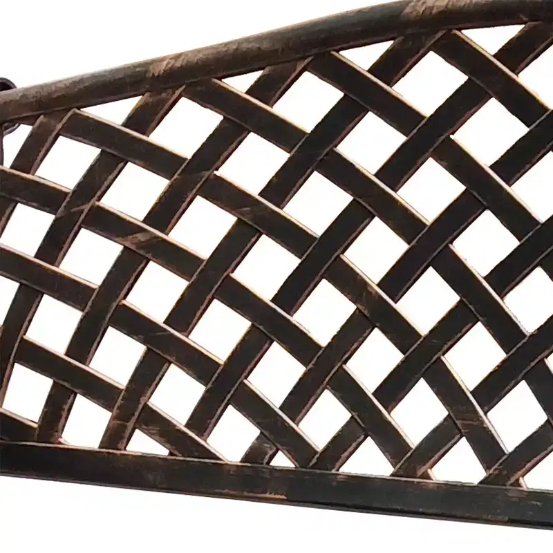 Modern Aluminum Patio Bench - Oakland Living