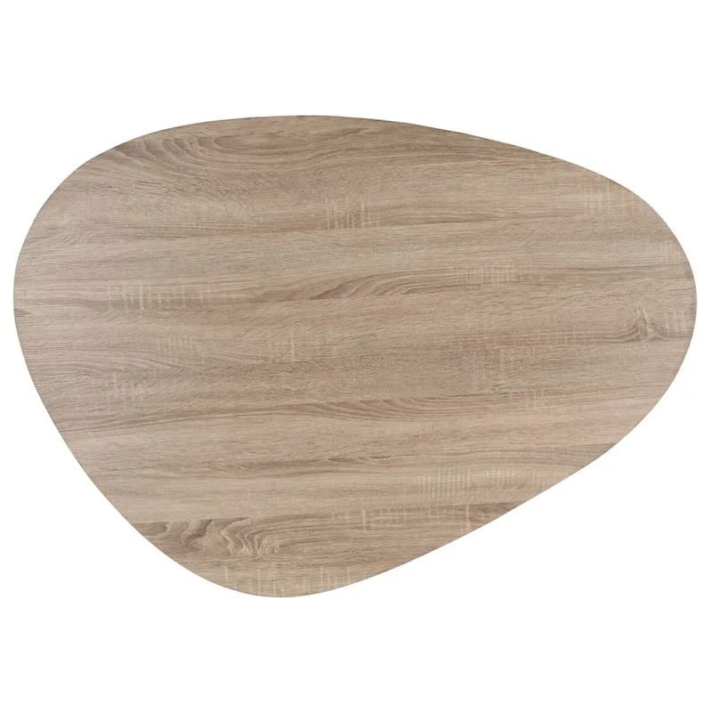 SAFAVIEH Louann Oak Finish/ Black Coffee Table - 44 x 31.5 x 15.6 - 44Wx32Dx16H
