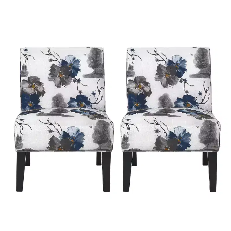Christopher Knight Home Kassi Contemporary Upholstered Slipper Chairs (Set of 2)