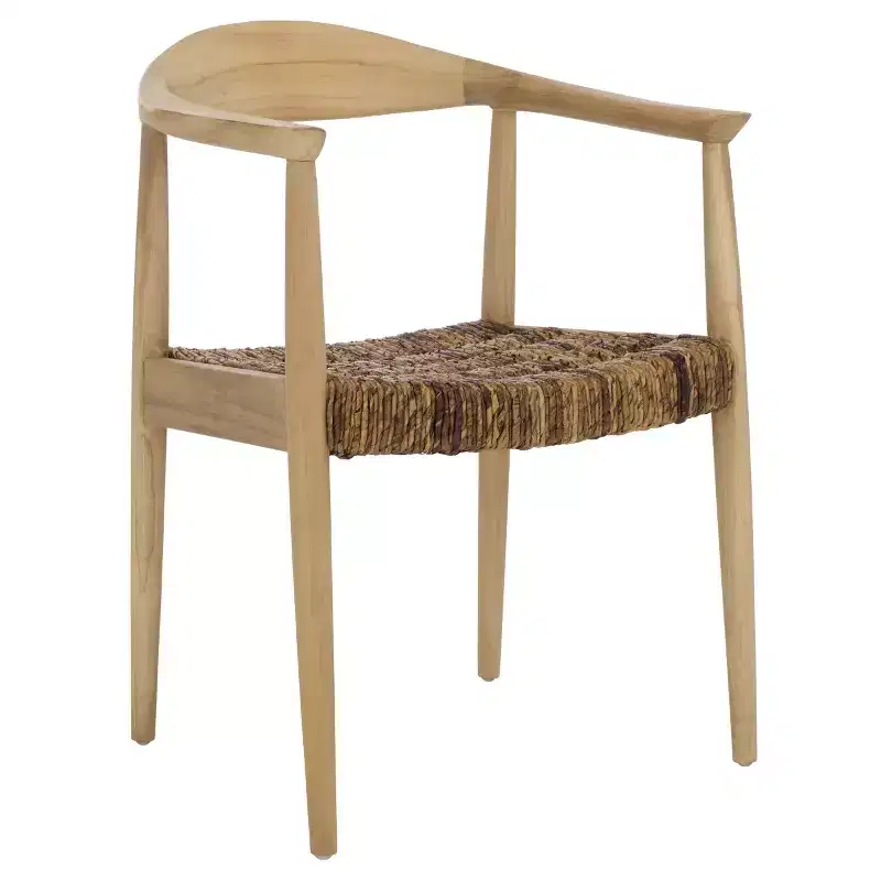 Bandelier Banana Weaved Dining Chair - DCH1217 - Natural/Natural - Safavieh