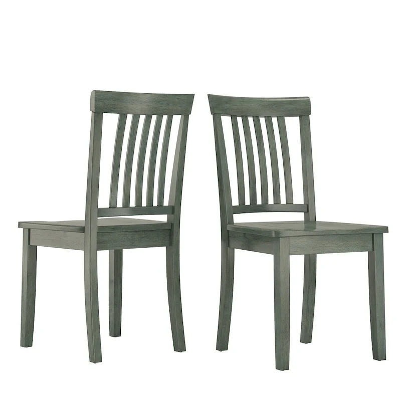 Wilmington II 48-Inch Rectangular Antique Sage Green 5-Piece Dining Set by iNSPIRE Q Classic
