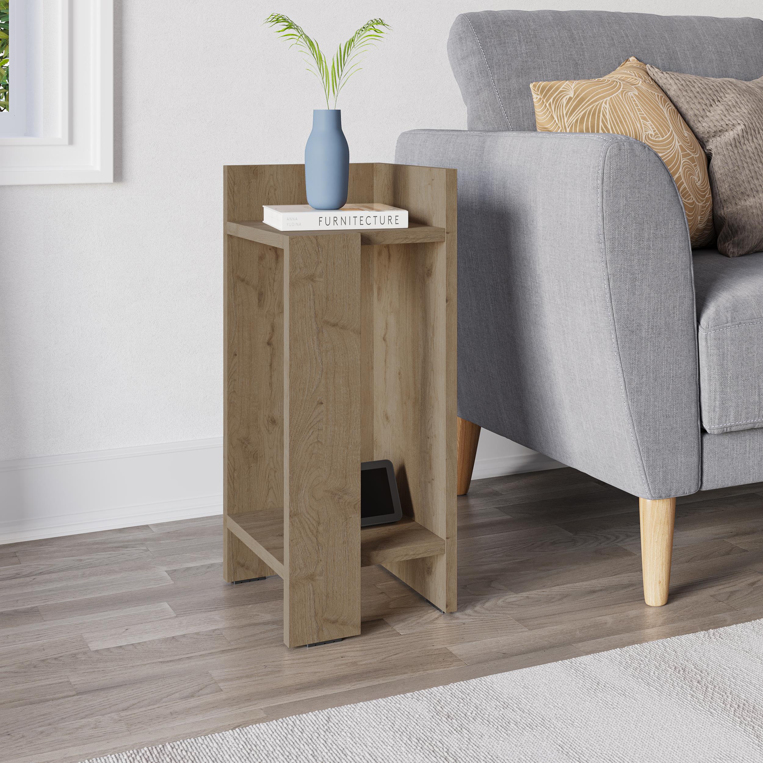 Modern Bedside Table Right Module 25cm Narrow
