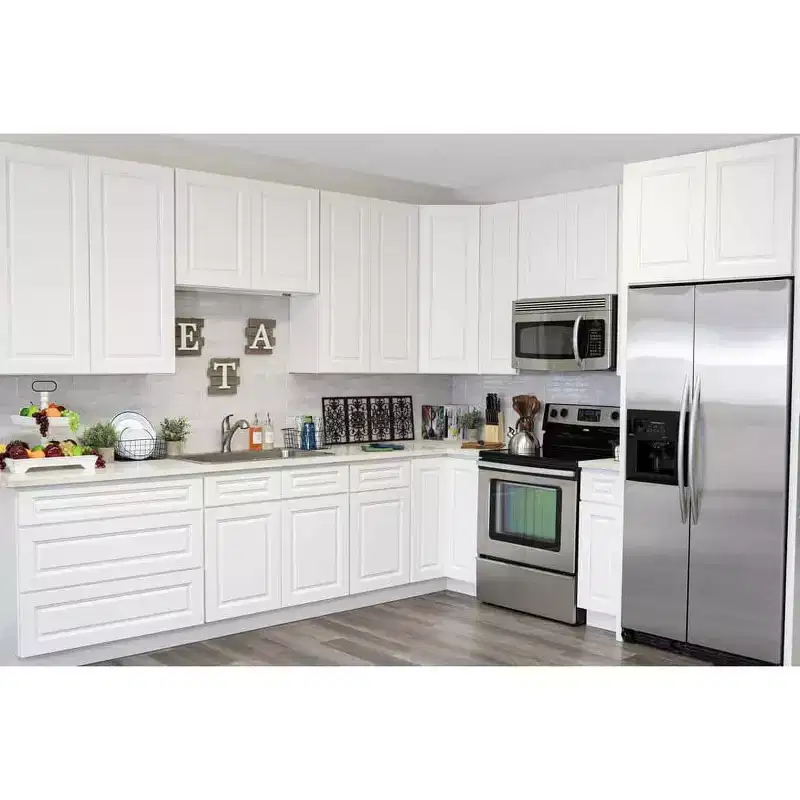 CASAINC 30 in. W x 24 in. D x 34.5 in. H Base Kitchen Cabinet with Drawer and Soft-Close Hinges  Plywood RTA Cabinet