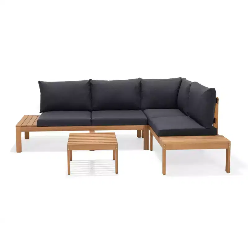 Amazonia 3pc Seychelles Outdoor Patio Conversation Set with Cushions