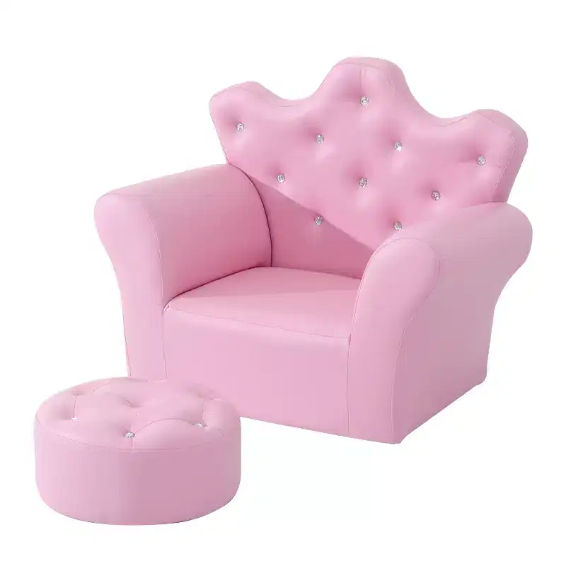 Kids Sofa Set with Footstool
