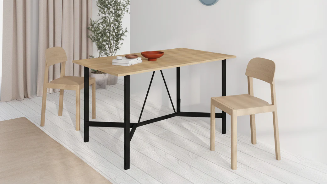 Dalma 140cm Dining Table – Sapphire Oak