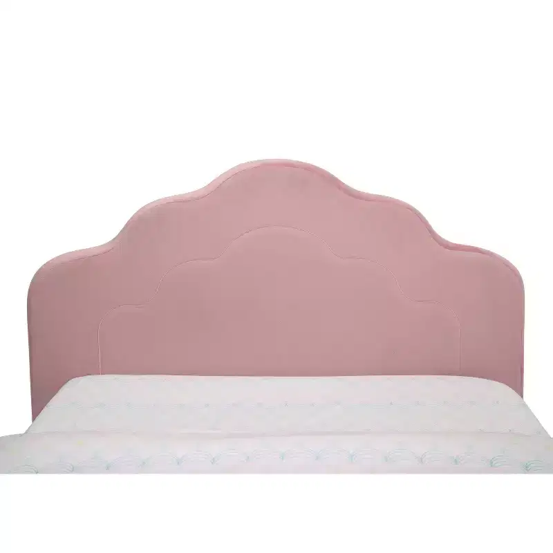 Delta Children Twin Upholstered Kids' Bed Rose Pink