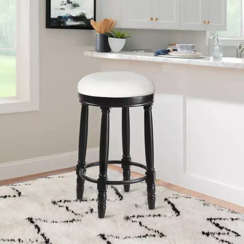 Vatros Bar Stools Set of 2 26 Counter Height Stool 360 Swivel Barstool