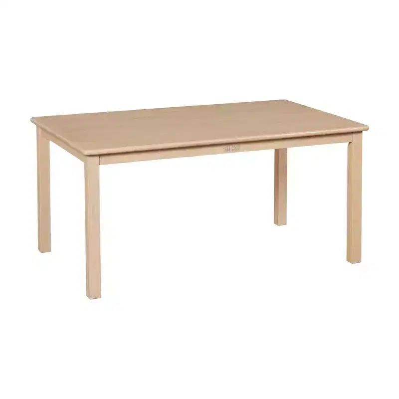 ECR4Kids 30in x 48in Rectangular Hardwood Table with 22in Legs, Childrens Furniture