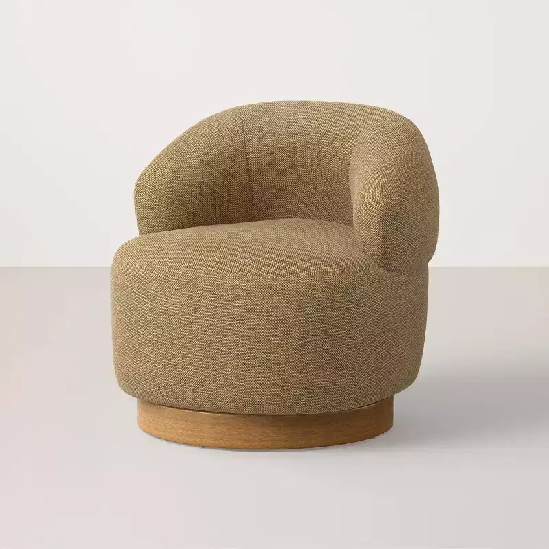 Swivel Chair with Plinth - Hearth & Hand with Magnolia