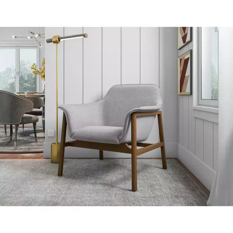 Linen Weave Accent Chairs