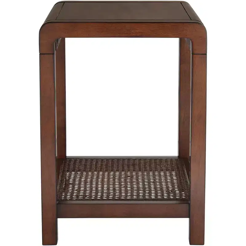 55 Downing Street Powell 22 Wide Brown Wood Side Table