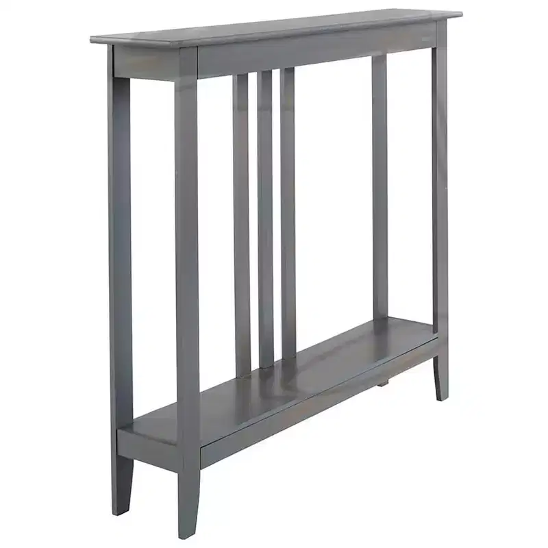 The Lakeside Collection Narrow Entryway Wood Console Accent Table - 32H -
