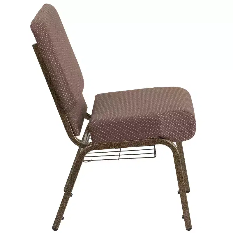 Flash Furniture HERCULES Series 21''W Church Chair with Book Rack