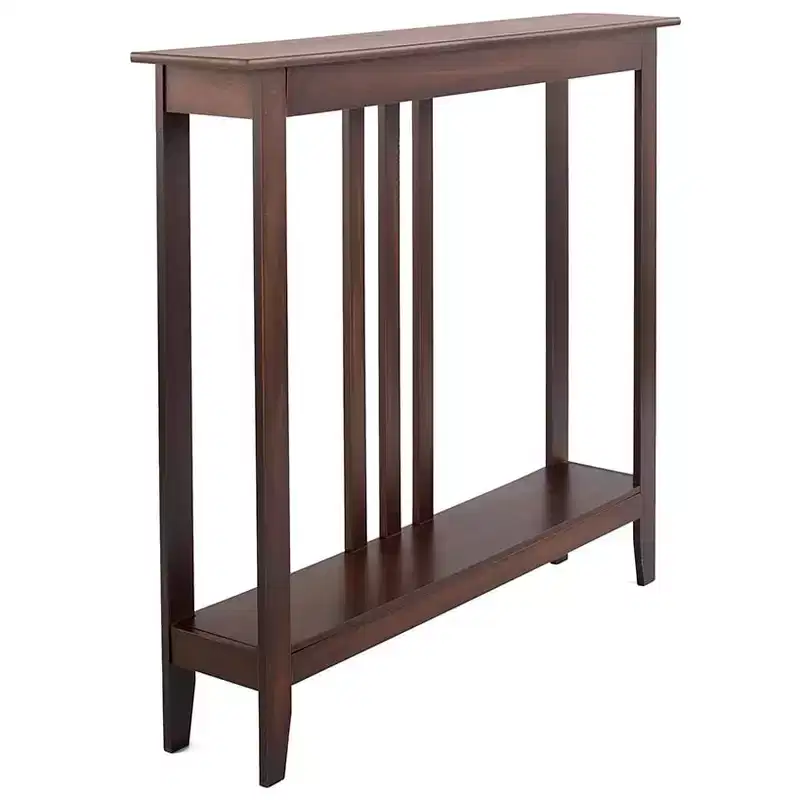 The Lakeside Collection Narrow Entryway Wood Console Accent Table - 32H -