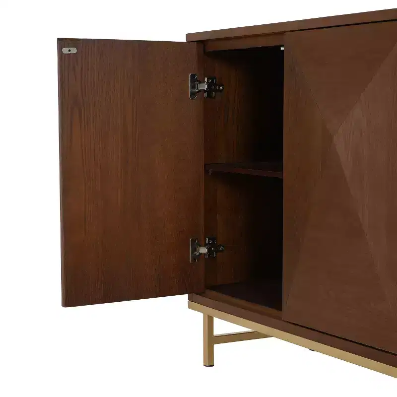 Christopher Knight Home Tamid Modern Wide Handcrafted Sideboard with Adjustable Shelves