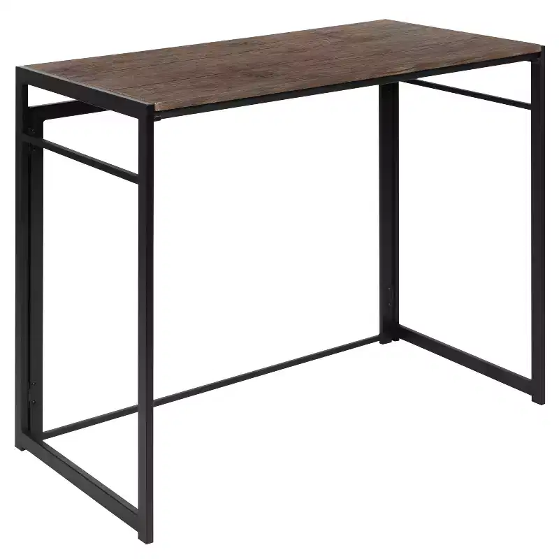 Rustic Home Office Folding Computer Desk - 40