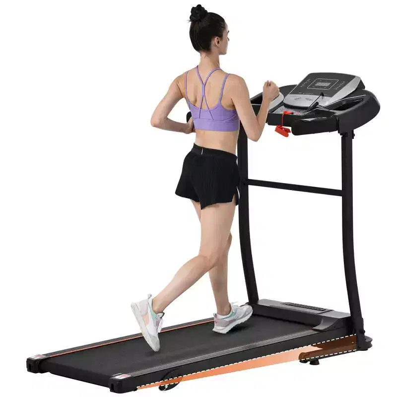 Folding Treadmill for Home with Incline & Heart Rate Sensor, 2.5HP Quiet Motor, USB Charging, Portable Running Walking Machine, 300lbs Capacity